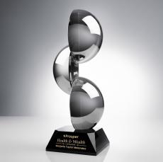 Gardalini Unique on Black Base Glass Award - Art Glass Awards