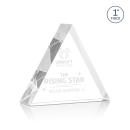 Spartan Triangle Clear Acrylic Award