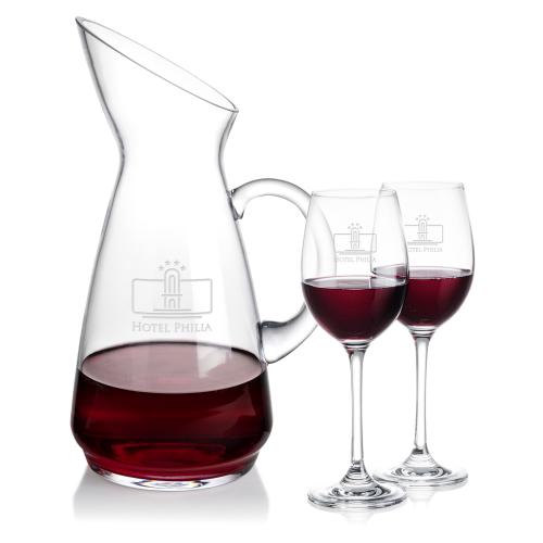Corporate Gifts - Barware - Carafes - Taroni Carafe & Burlington Wine