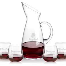 Taroni Carafe & Tucson Stemless Wine - Corporate Gifts