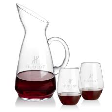 Taroni Carafe & Vale Stemless Wine - Corporate Gifts