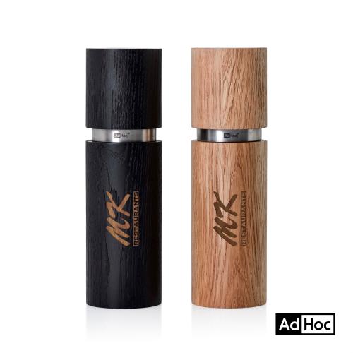 Promotional Products - Housewares - Salt & Pepper Mills - AdHoc&reg; Textura Salt & Pepper Mill Set - 8