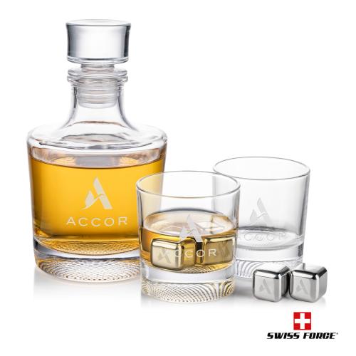 Corporate Gifts - Barware - Gift Sets - Baldwin Decanter Set & Ice Cubes