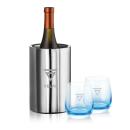 Jacobs Wine Cooler & Soudan Blue Stemless Wine