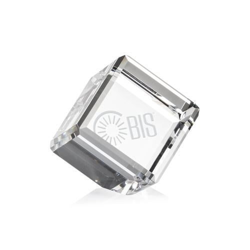 Awards and Trophies - Crystal Awards - Carlton Cube Square / Cube Crystal Award