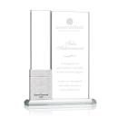 Jovita Add-a-Block Silver Rectangle Crystal Award