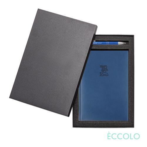 Promotional Products - Journals & Notebooks - Gift Sets - Eccolo&reg; Symphony Journal/Clicker Pen Gift Set - (M) 