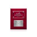 Gossamer Plaque - Rosewood/Silver