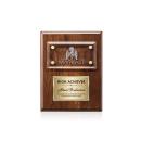 Gossamer Plaque - Walnut/Gold