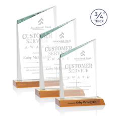 Scarsdale Amber Peaks Crystal Award - Awards and Trophies