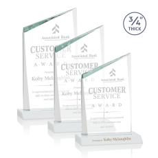 Scarsdale White Peaks Crystal Award - Crystal Awards