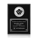 Jansenn Plaque - Black/Chrome
