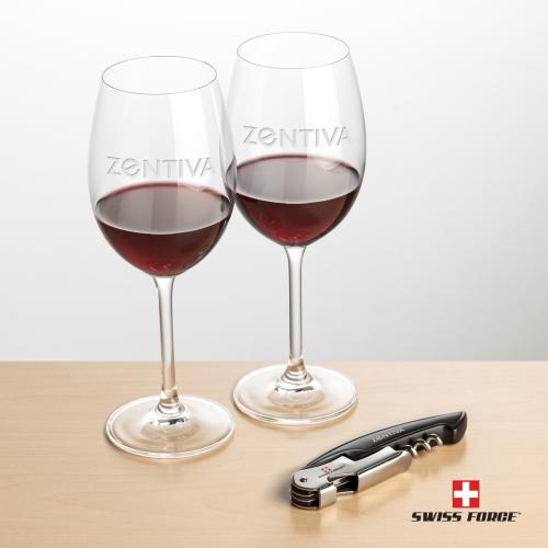 Corporate Gifts - Barware - Gift Sets - Swiss Force&reg; Opener & Coleford Wine