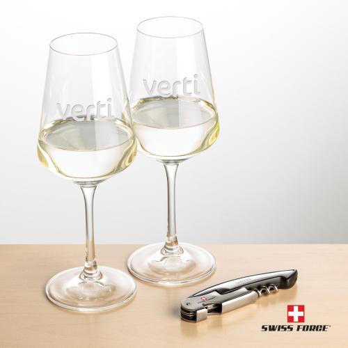 Corporate Gifts - Barware - Gift Sets - Swiss Force&reg; Opener & Cannes Wine