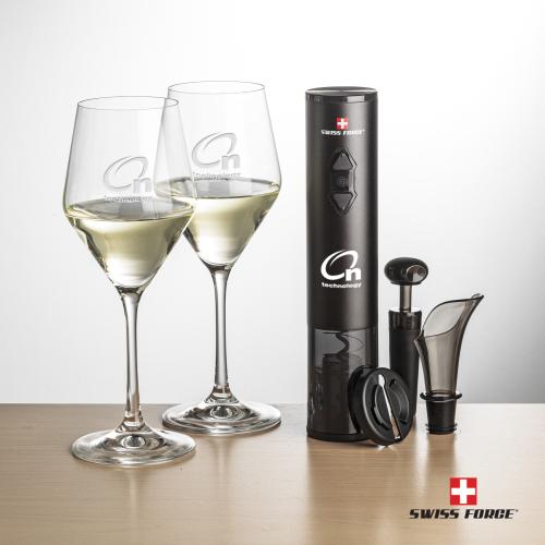 Corporate Gifts - Barware - Gift Sets - Swiss Force&reg; Opener Set & Bengston Wine