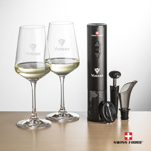 Corporate Gifts - Barware - Gift Sets - Swiss Force&reg; Opener Set & Cannes Wine