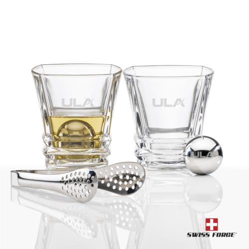 Corporate Gifts - Barware - Gift Sets - Swiss Force&reg; S/S Balls & 2 Bentley OTR
