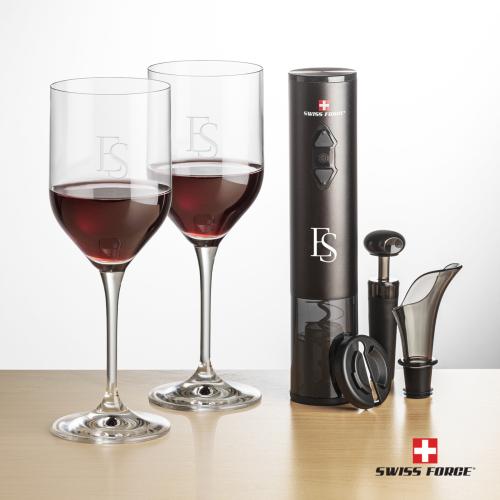 Corporate Gifts - Barware - Gift Sets - Swiss Force&reg; Opener Set & Belmont Wine
