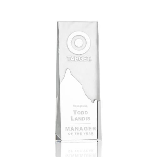 Awards and Trophies - Crystal Awards - Rushmore Towers Crystal Award
