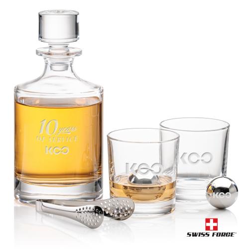 Corporate Gifts - Barware - Gift Sets - Whitlock Decanter Set & Ice Balls