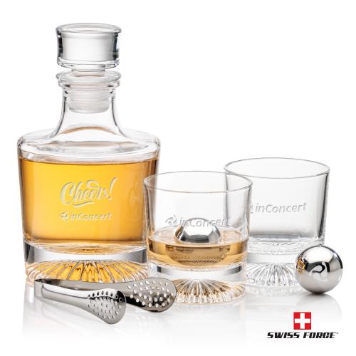 Corporate Gifts - Barware - Gift Sets - Romford Decanter Set & Ice Balls