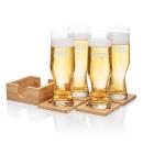 Bamboo Coaster Gift Set - Leipzig