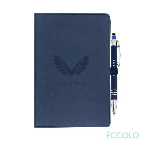 Promotional Products - Journals & Notebooks - Gift Sets - Eccolo&reg; Two Step Journal/Venino Pen - (M)
