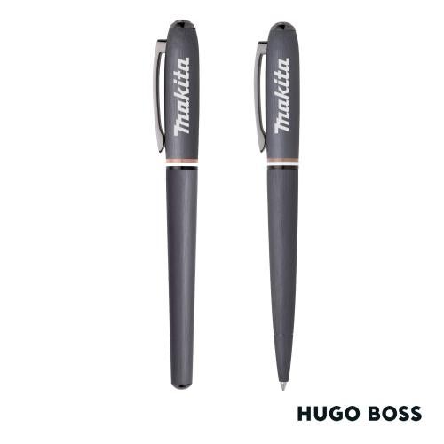 Promotional Products - Writing Instruments - Pen Sets - Hugo Boss&reg; Iconic Contour Ballpoint & Fountain Pen Set