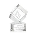 Burrill Clear on Paragon Base Square / Cube Crystal Award