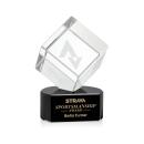 Burrill Black on Paragon Base Square / Cube Crystal Award