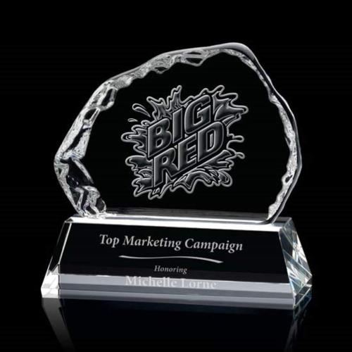 Awards and Trophies - Crystal Awards - Aspen Liquid&trade; Clear Crystal Award