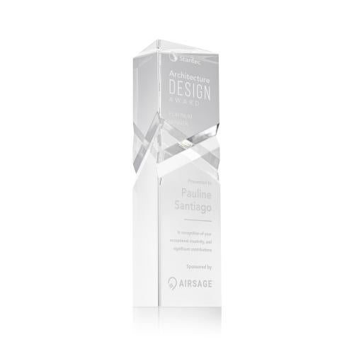 Awards and Trophies - Crystal Awards - Oakham Towers Crystal Award