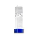 Oakham Blue on Stanrich Blue Towers Crystal Award
