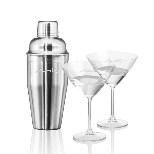 Corporate Gifts - Barware - Gift Sets - Connoisseur Shaker & Coleford Martini Set