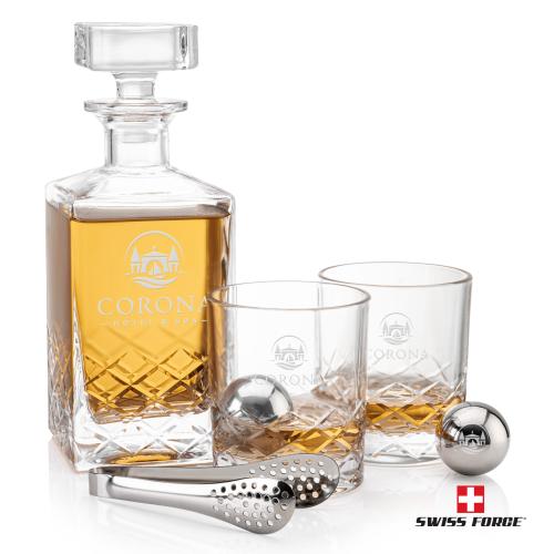 Corporate Gifts - Barware - Gift Sets - Brentwood Decanter Set & Ice Balls
