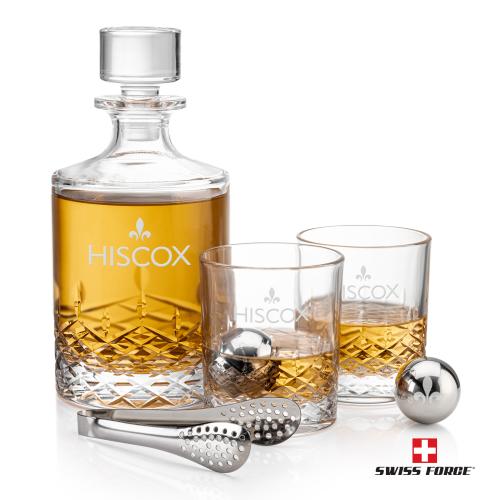 Corporate Gifts - Barware - Gift Sets - Templeton Decanter Set & Ice Balls