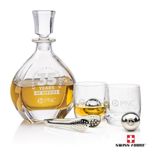 Corporate Gifts - Barware - Gift Sets - Oakville Decanter Set & Ice Balls
