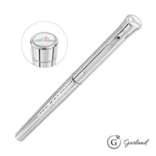 Promotional Products - Writing Instruments - Metal Pens - Garland&reg; Signature Custom Rollerball Pen - Chrome