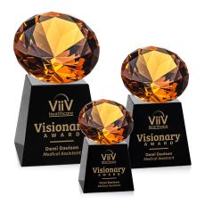 Fortino Black/Amber Crystal Award - Diamond Awards
