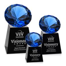 Fortino Black/Sapphire Crystal Award - Awards and Trophies