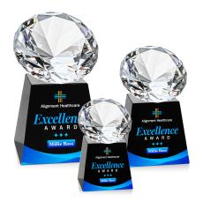 Fortino Full Color Black/Diamond Crystal Award - Awards and Trophies