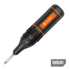Kelvin Retractor Auto Advance Spring-Loaded Multi-Tip Screwdriver - Multi-Tools