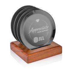 Aladdin Coasters - Set of 4 on Walnut - Coasters