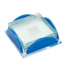 Rockford Coasters - Set of 4 on Herning Blue - Coasters