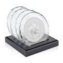 Porterfield Coasters - Set of 4 on Black Base