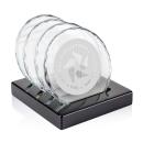 Porterfield Coasters - Set of 4 on Piano Finish Black