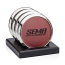 Danville on Satin Black Base - Set of 4