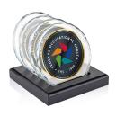 Porterfield Full Color Coasters - Set of 4 on Black