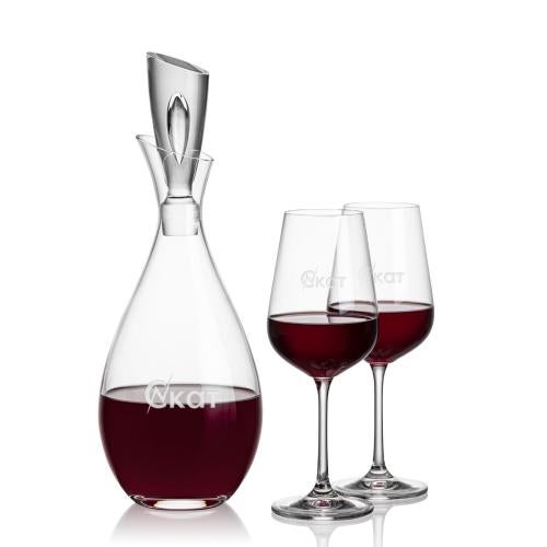 Corporate Gifts - Barware - Gift Sets - Juliette Decanter & Laurent Wine
