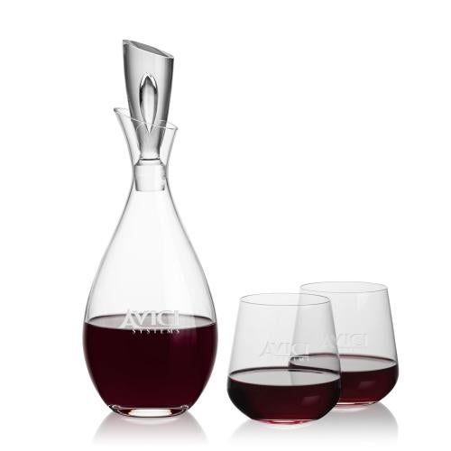 Corporate Gifts - Barware - Gift Sets - Juliette Decanter & Howden Stemless Wine